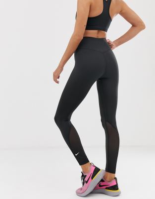 nike black mesh leggings