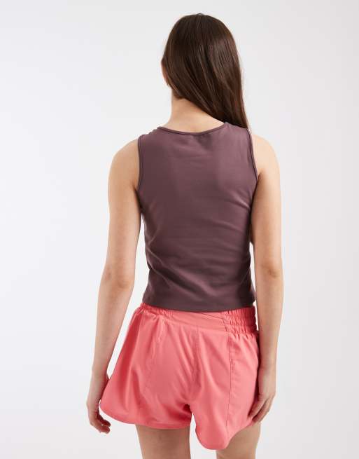 Nike Training - One - Débardeur torsadé en tissu Dri-FIT - Violet foncé, 4 de 4