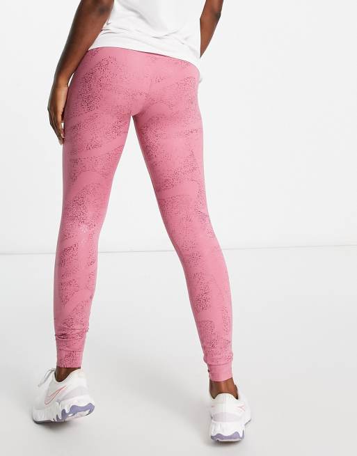 Nike One Luxe Mid Rise Leggings Pink