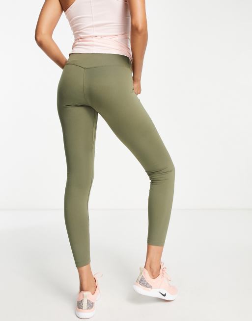 Nike One Luxe Mid Rise Sportlegging Dames - Maat XS