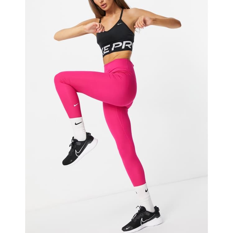 Neon pink shop nike leggings