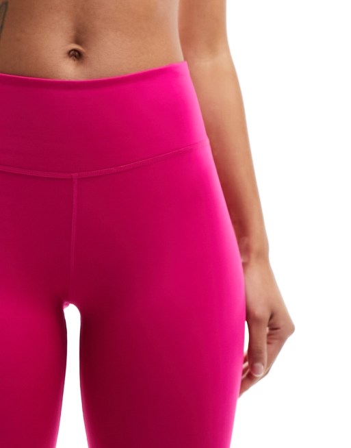 Nike Fast Womens Medium Leggings Pink Tight Fit Mid Rise Full Length DQ6310  667