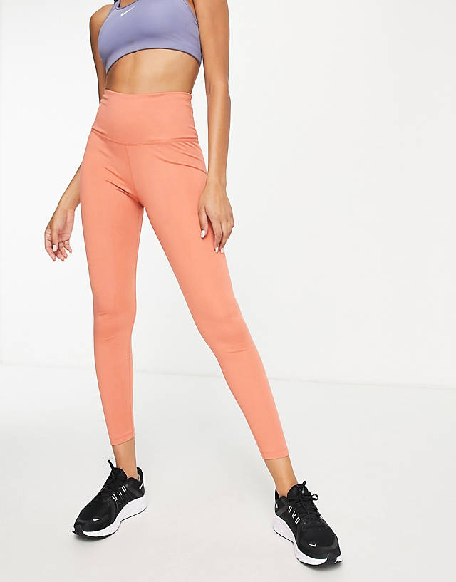 Nike Training - one dri-fit mid rise leggings in pink