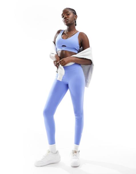 Active Life, Pants & Jumpsuits, Active Life Leggings Blue Size Medium  Meshcross Cross On Legs