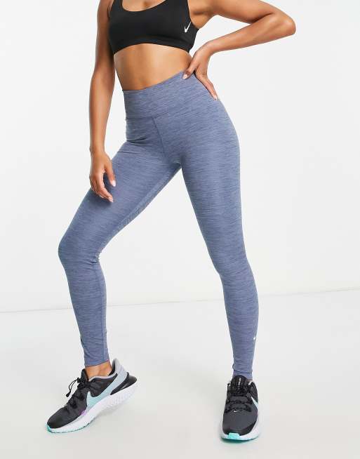 Nike Training One Dri-FIT midrise leggings in navy