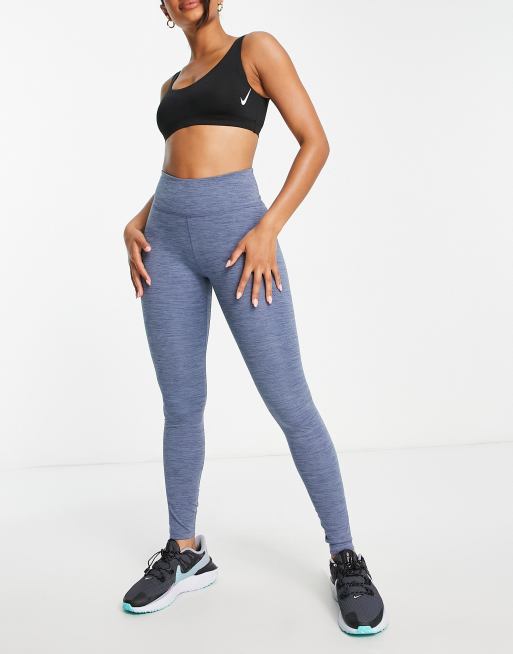 Nike Training One Dri-FIT midrise leggings in navy