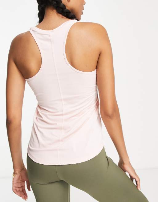 Nike Training One Dri-FIT slim vest in pink, DD0623-621