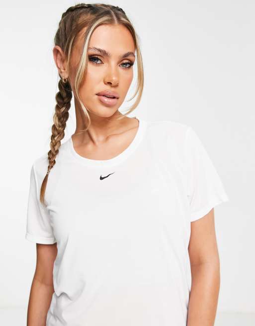 Nike Training Dri-FIT t-shirt in white