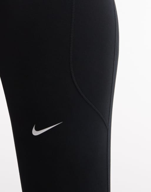 Nike Training – One Dri-FIT – Svarta ankellånga leggings med hög midja och ficka, 4 av 5