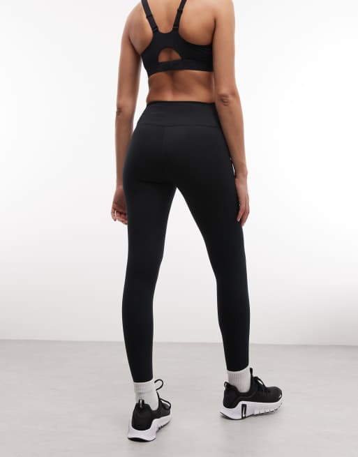 Nike Training – One Dri-FIT – Svarta ankellånga leggings med hög midja och ficka, 5 av 5