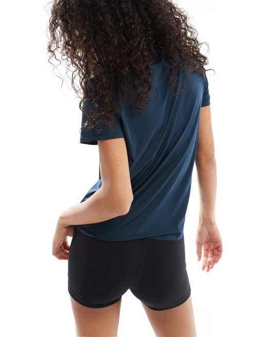 Nike Training One Dri-FIT top in navy, 2 of 4