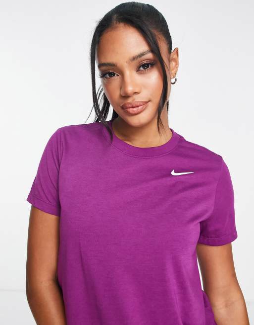 Nike Training One Dri-FIT top in purple