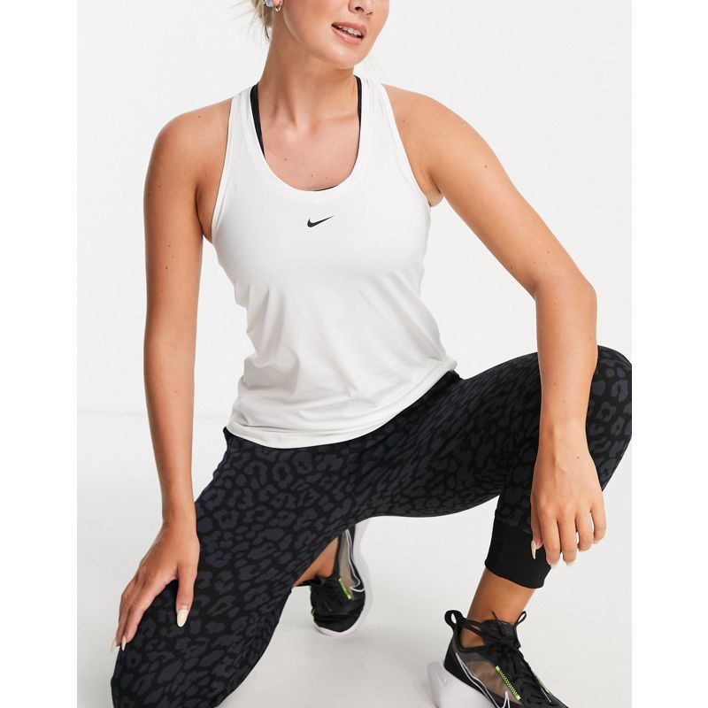 Activewear Donna Nike Training - One Dri-FIT - Top senza maniche bianco