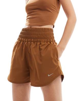 One high rise 3 inch shorts in tan-Neutral