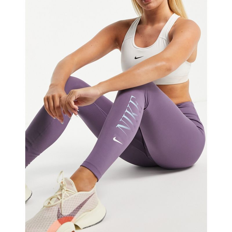Activewear Donna Nike Training - One - Leggings 7/8 viola