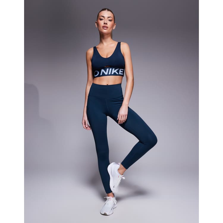Nike Training One leggings in navy