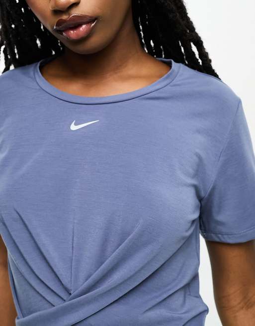 Black pink and blue hotsell nike shirt