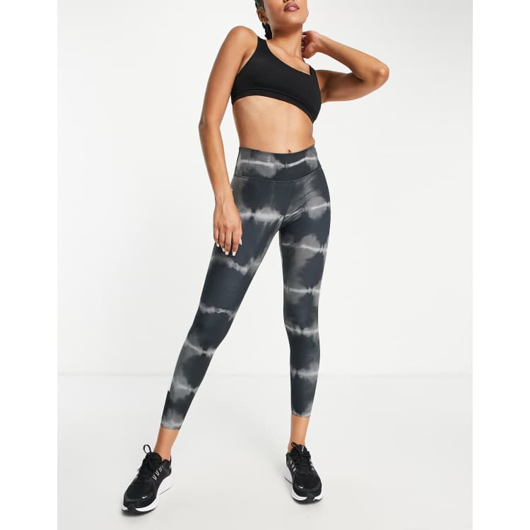 Champion Wmns Tie-Dye Leggings Women white/grey