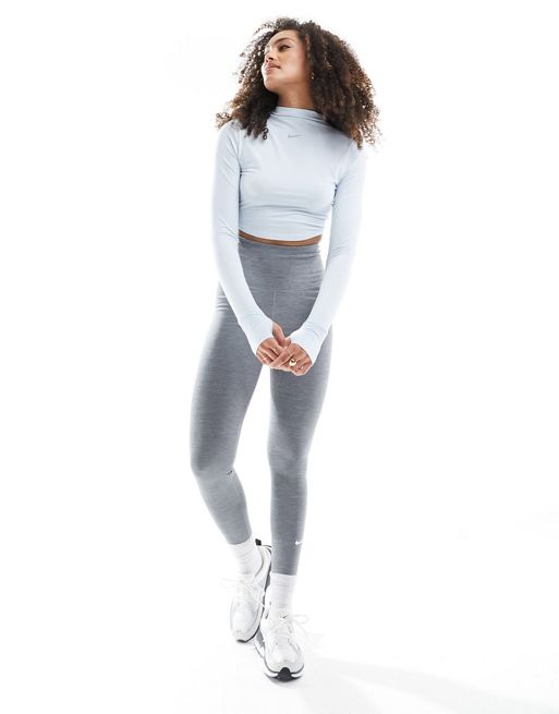 Nike Collant de Training Femme Nike One Luxe (Bleu) - Vêtements