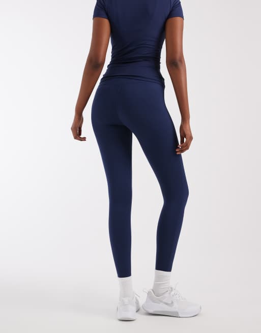 Nike Training – One – Marinblå 7/8-långa leggings med hög midja, 5 av 5