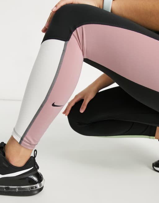 Color block leggings sales nike