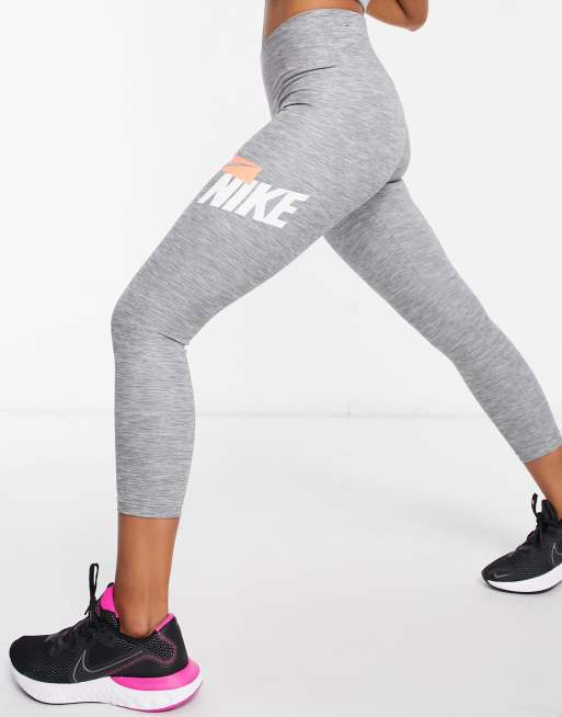 Nike Training One Tight cropped leggings gray | ASOS