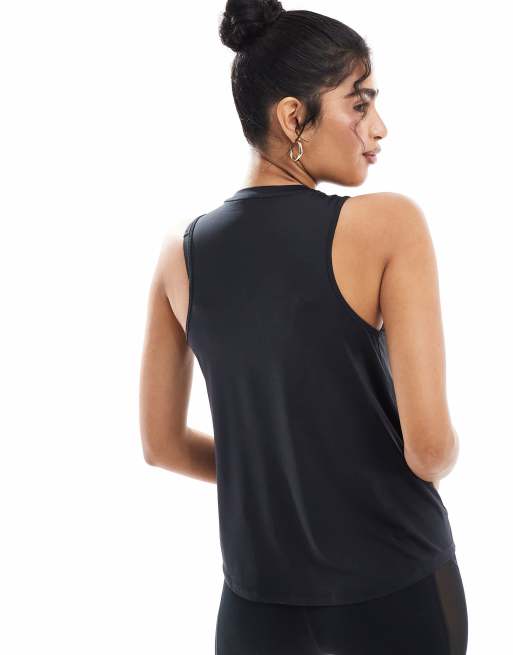 Nike Training One tank top in black, 4 of 4