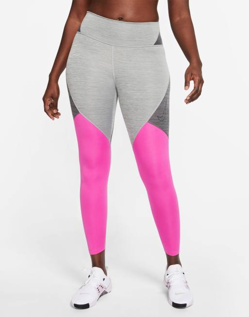 nike colour block leggings