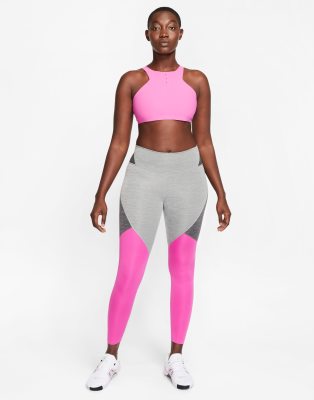 nike color block tights