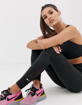 Nike Training one tight Dri-FIT leggings in black-Zwart