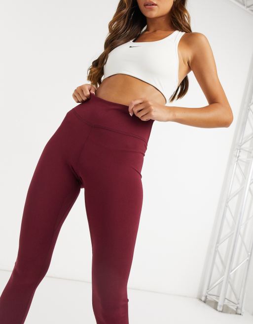 Nike sportlegging rood hot sale