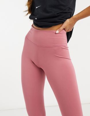 nike one leggings pink