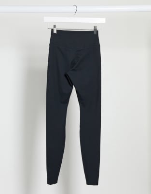 nike training one tight luxe legging in grey marl