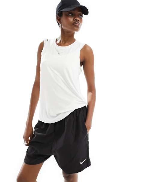 Nike Training – One Training Dri-FIT – Klassisches Tanktop in Weiß - view 1