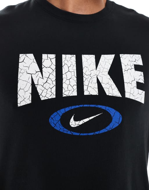 Nike Training oval logo t-shirt in black | ASOS