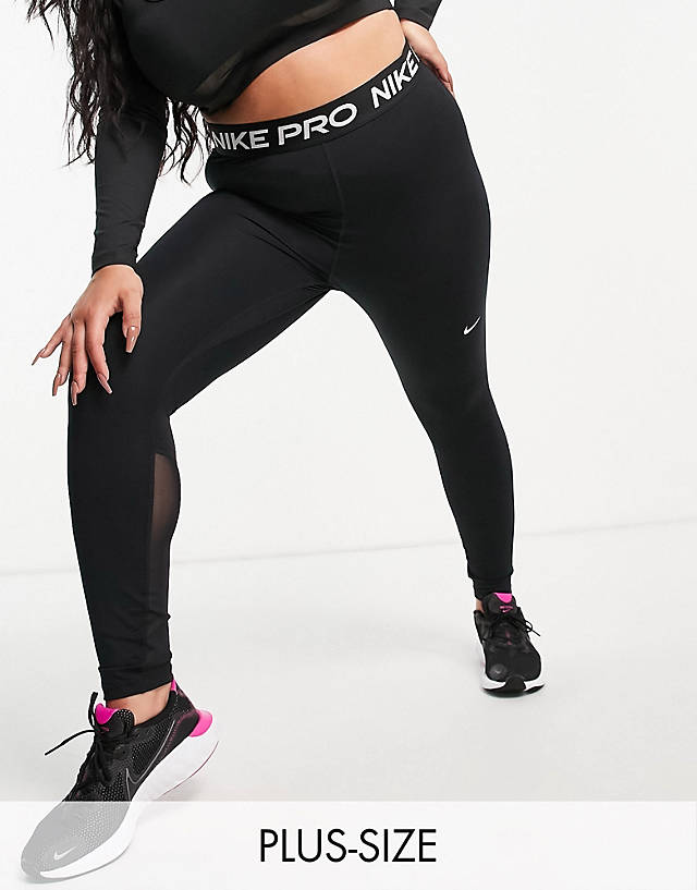Nike Training - plus 365 leggings in black