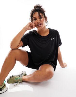 Nike Training Plus Dri-Fit t-shirt in black - ASOS Price Checker