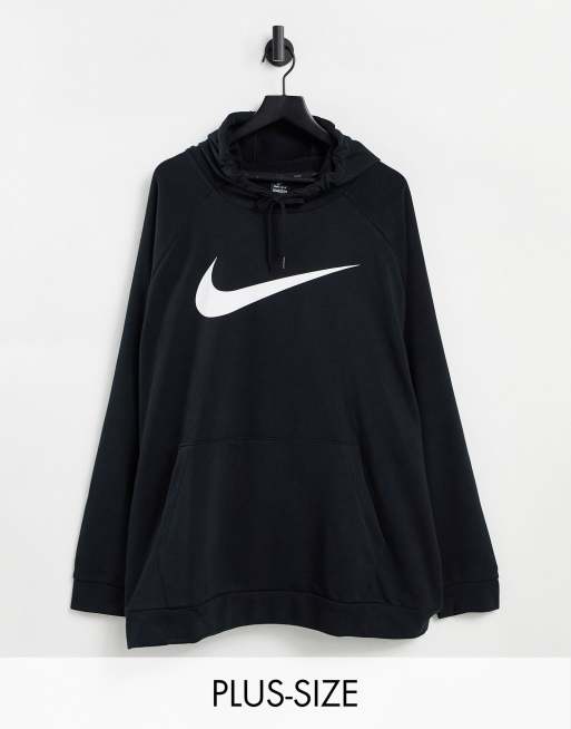 Nike Dry Swoosh hoodie in black |