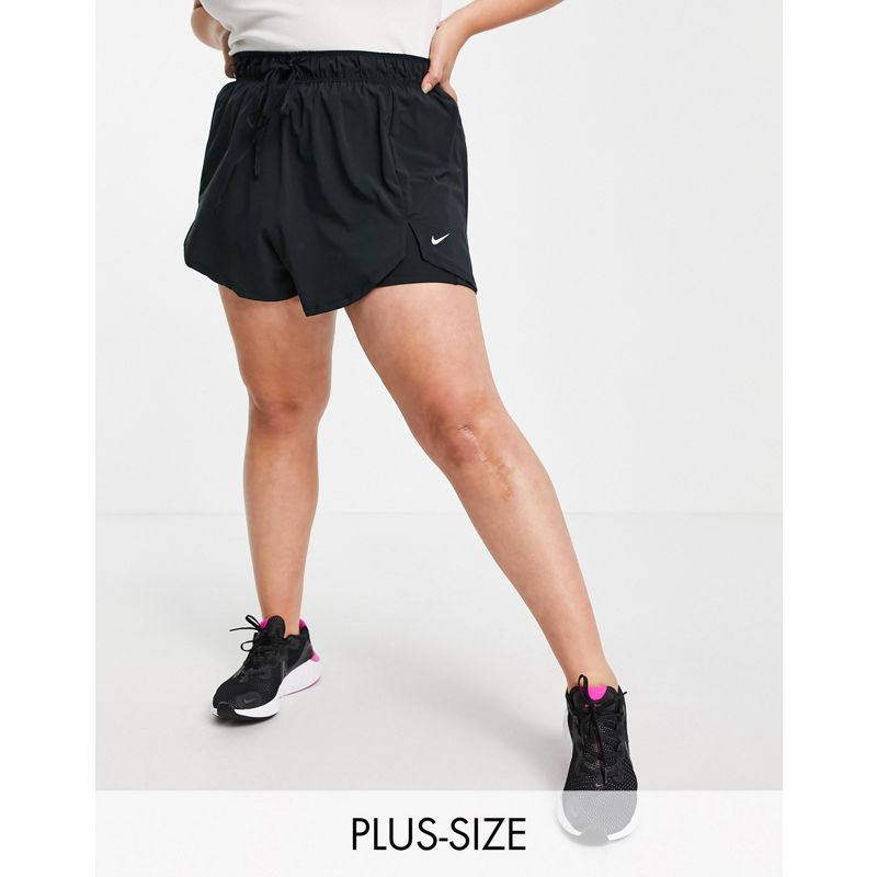 Nike Training Plus - Flex - Pantaloncini 2 in 1 neri