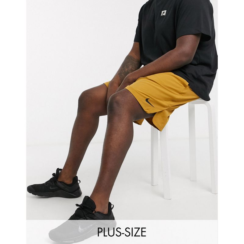 ZsbZ1 Palestra e allenamento Nike Training Plus - Flex - Pantaloncini color avena