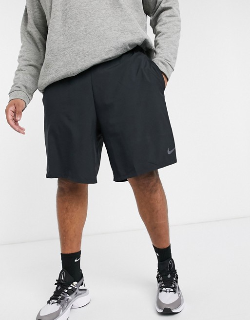 Nike Training Plus flex shorts in black
