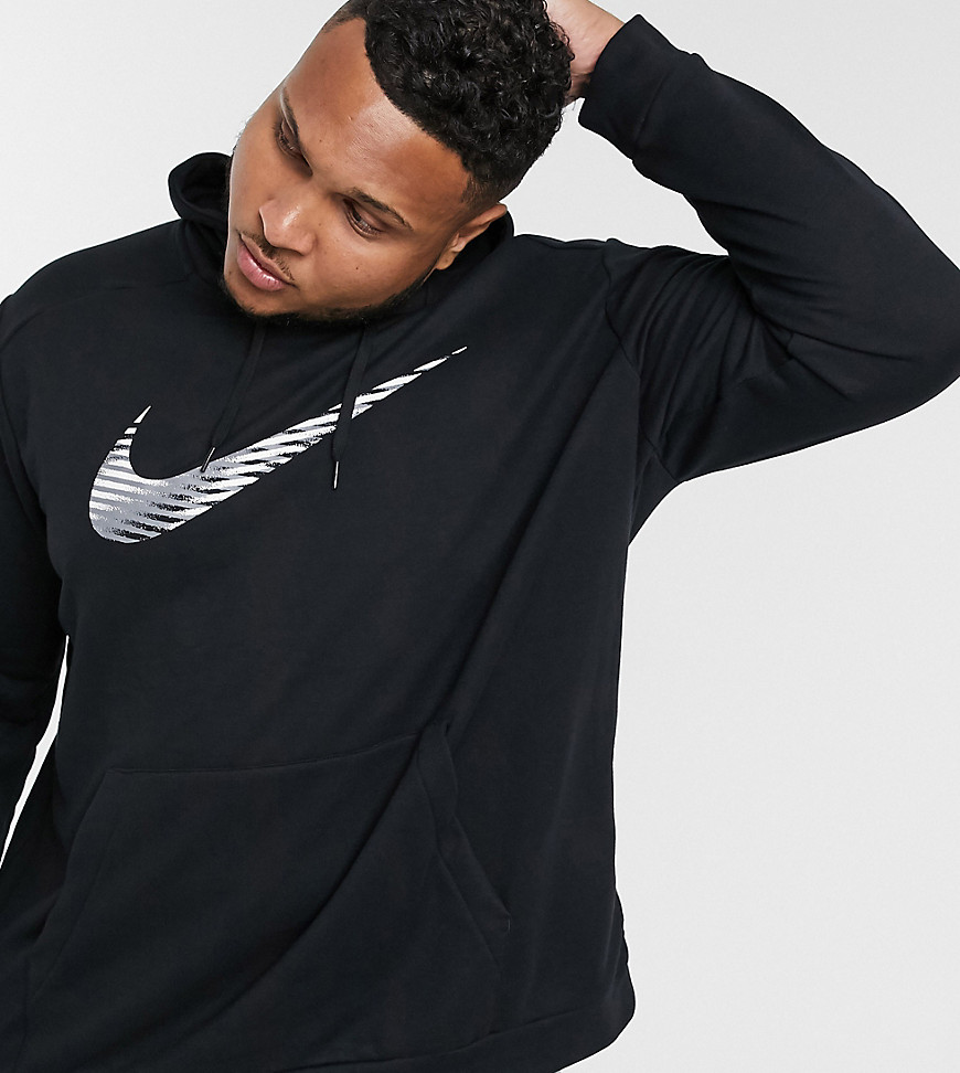 Nike Training Plus - Hoodie met swoosh-logo in zwart