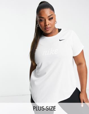 Nike Training Plus Legacy crew t-shirt in white | ASOS