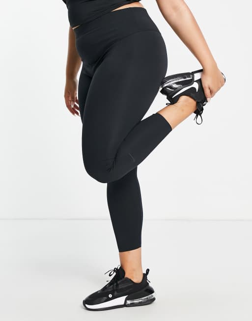 Nike Training Plus Luxe One Sculpt tight 7 8 leggings in black ASOS