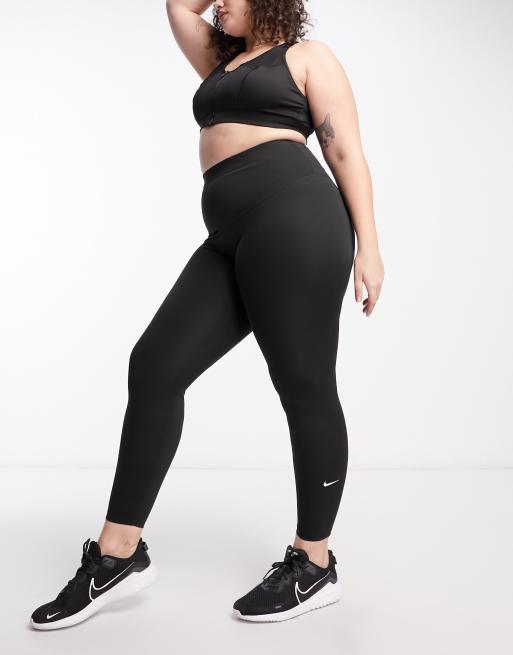 Nike Training Plus One Dri FIT high rise leggings in black