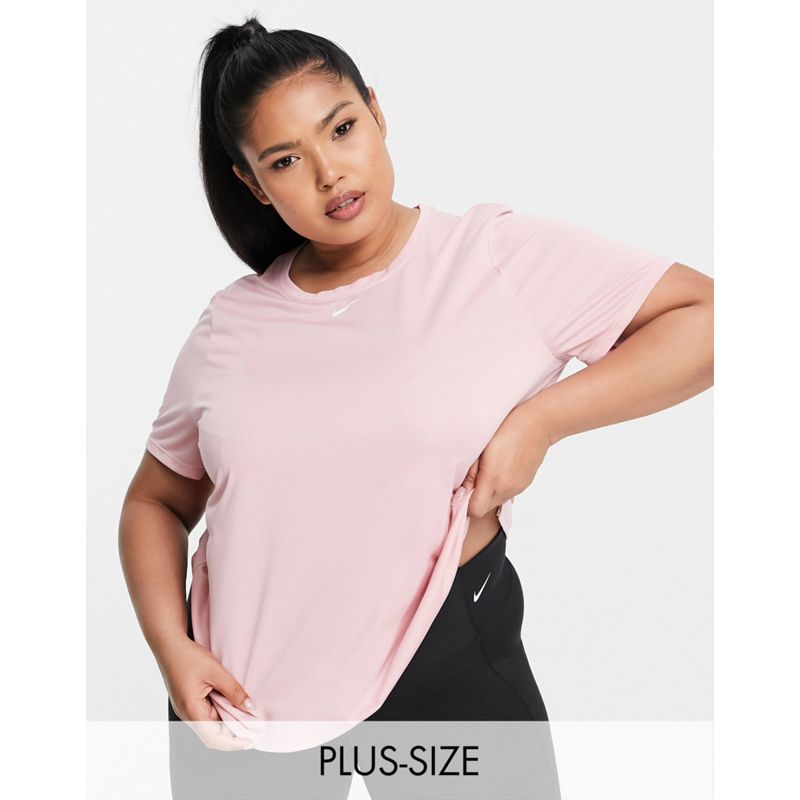 uT3p4 Activewear Nike Training Plus - One Dri-FIT - T-shirt a maniche corte rosa