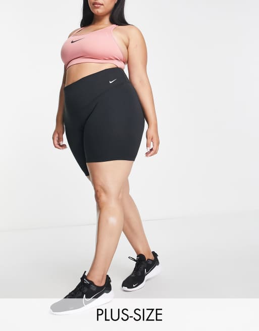 Nike Training Plus Icon Clash One Dri-FIT legging booty shorts in black