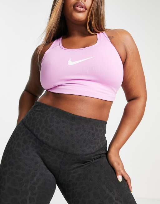 Nike Training Plus One Legging met panterprint met gliter in