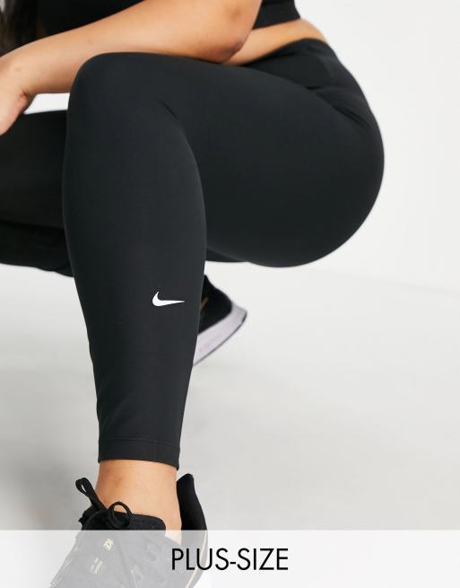 Nike Running - Legging court en tissu Dri-FIT à séchage rapide - Noir