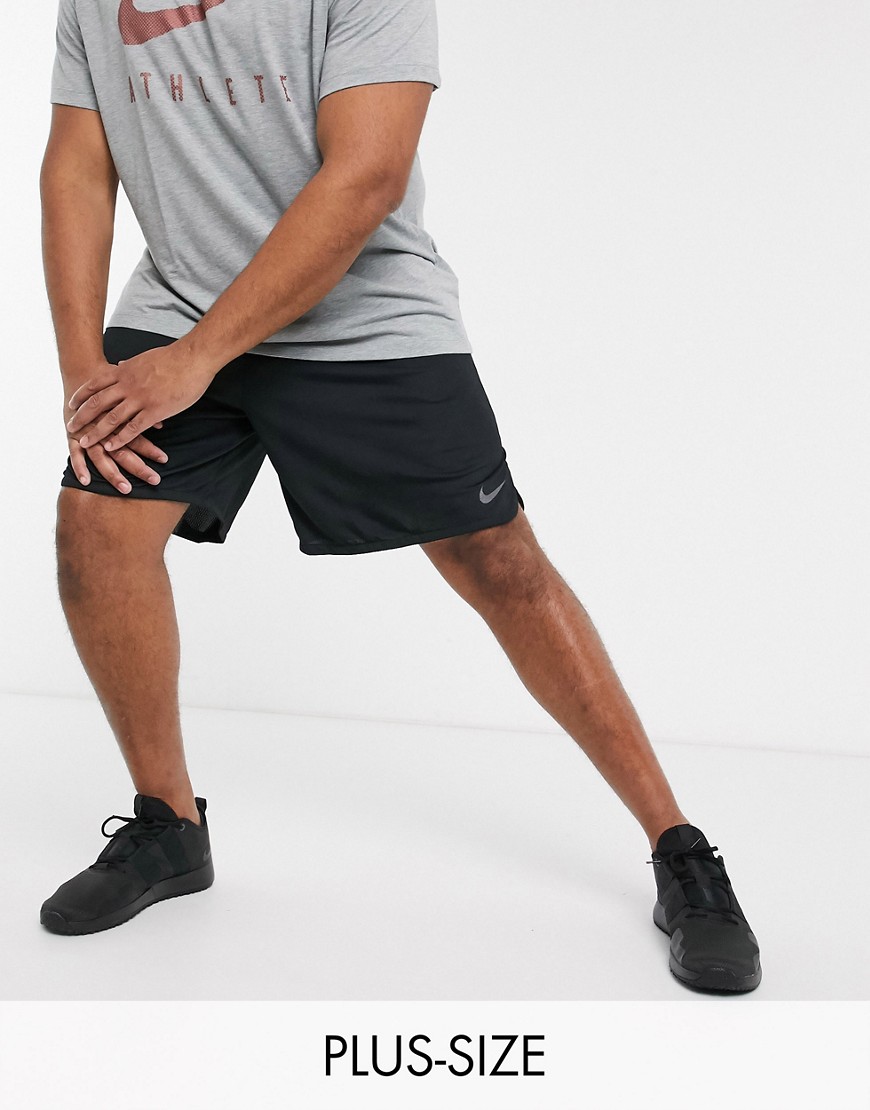 Nike Training Plus - Pantaloncini da 9 pollici neri-Nero